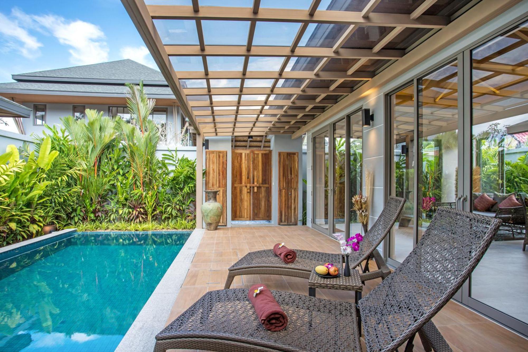 Boutique 2Br Villa Dalaa 1, Chemical Free Pool, Gated Residence, Kamala Beach Extérieur photo